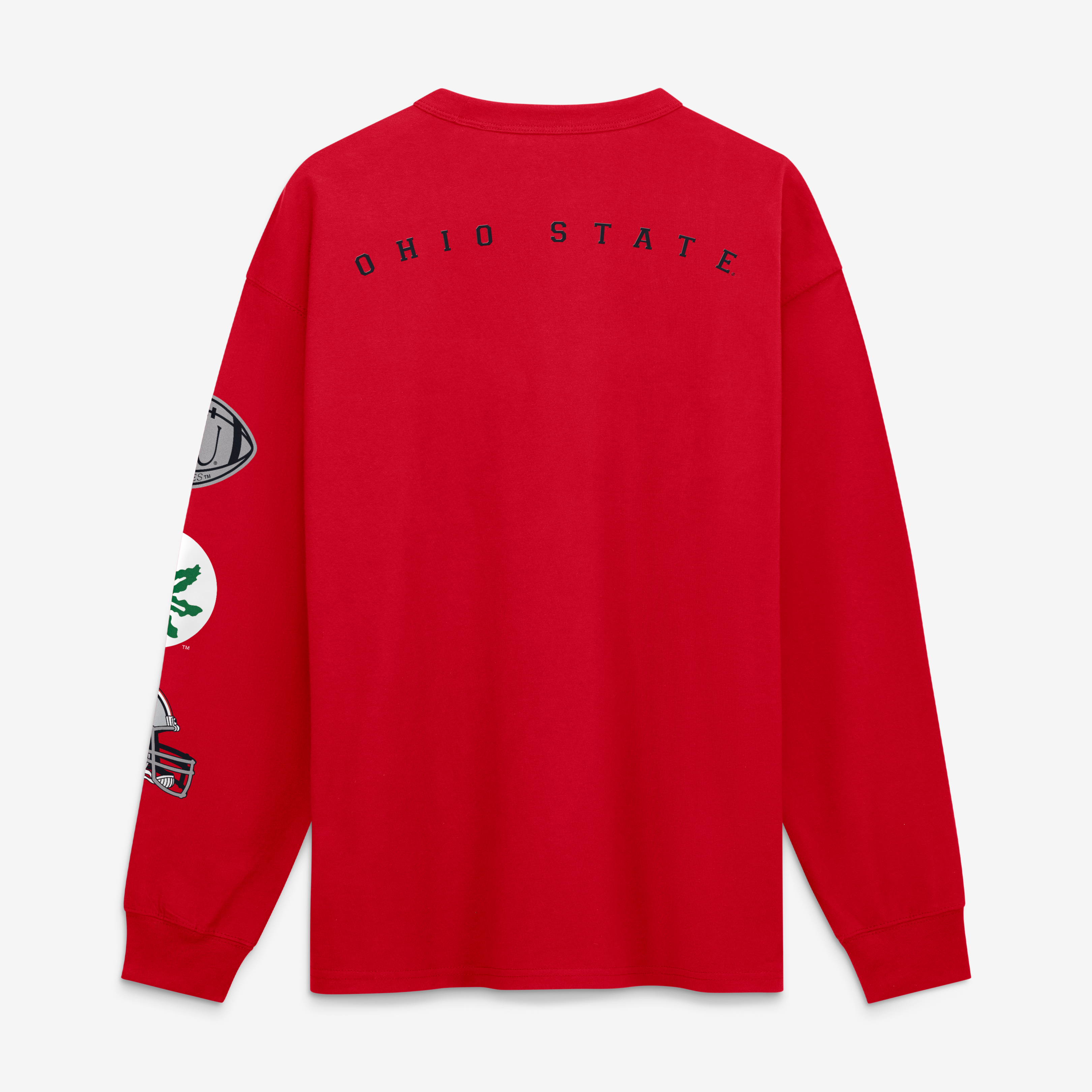 Men's Nike Scarlet Ohio State Buckeyes Academic Long Sleeve Pocket T-Shirt