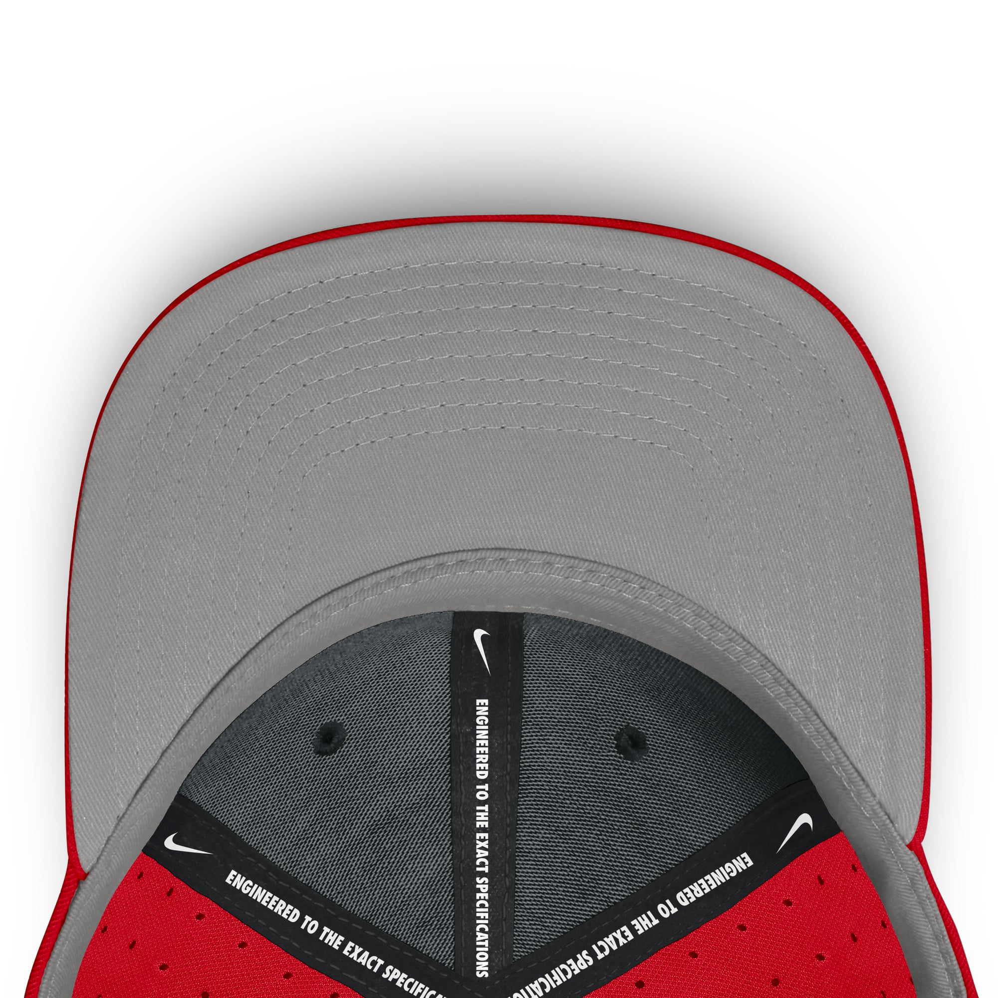 Casquette ajustée Nike Scarlet Ohio State Buckeyes Dugout True Dri-FIT pour homme