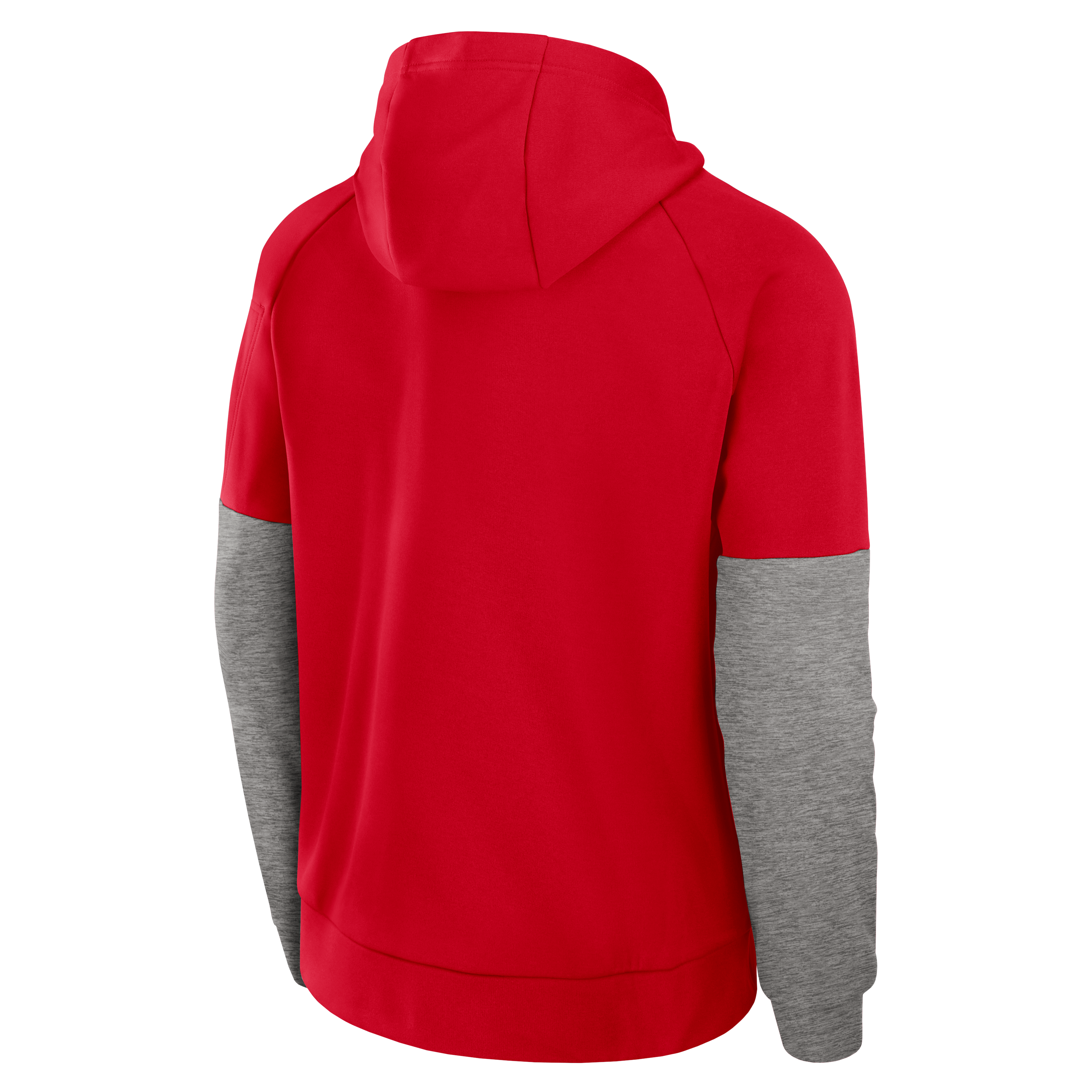 Sweat à capuche raglan en polaire Therma-FIT Nike Scarlet Ohio State Buckeyes Primetime Basketball pour homme