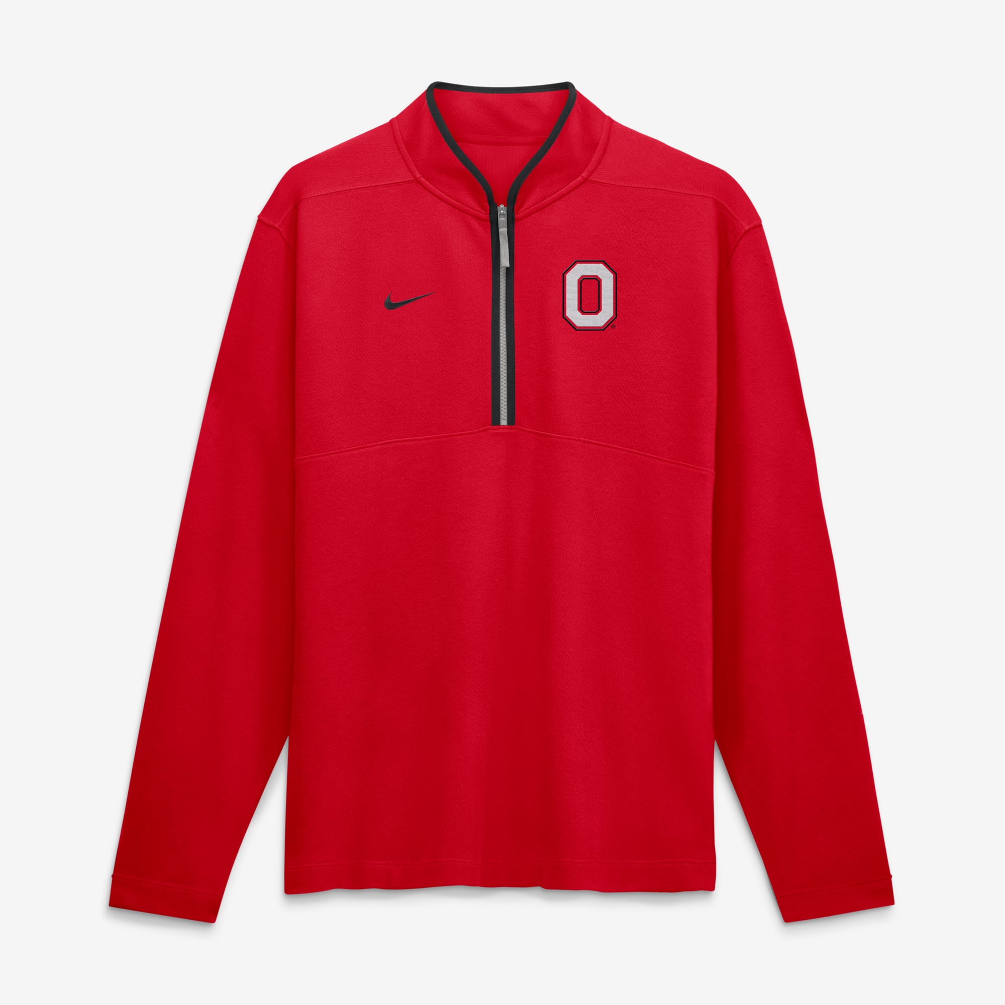 Men's Nike Scarlet Ohio State Buckeyes Victory Dri-FIT Half-Zip Pullover
