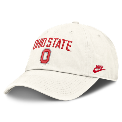  Ohio State Buckeyes Nike Legacy Letter & Location Club Adjustable Hat - White