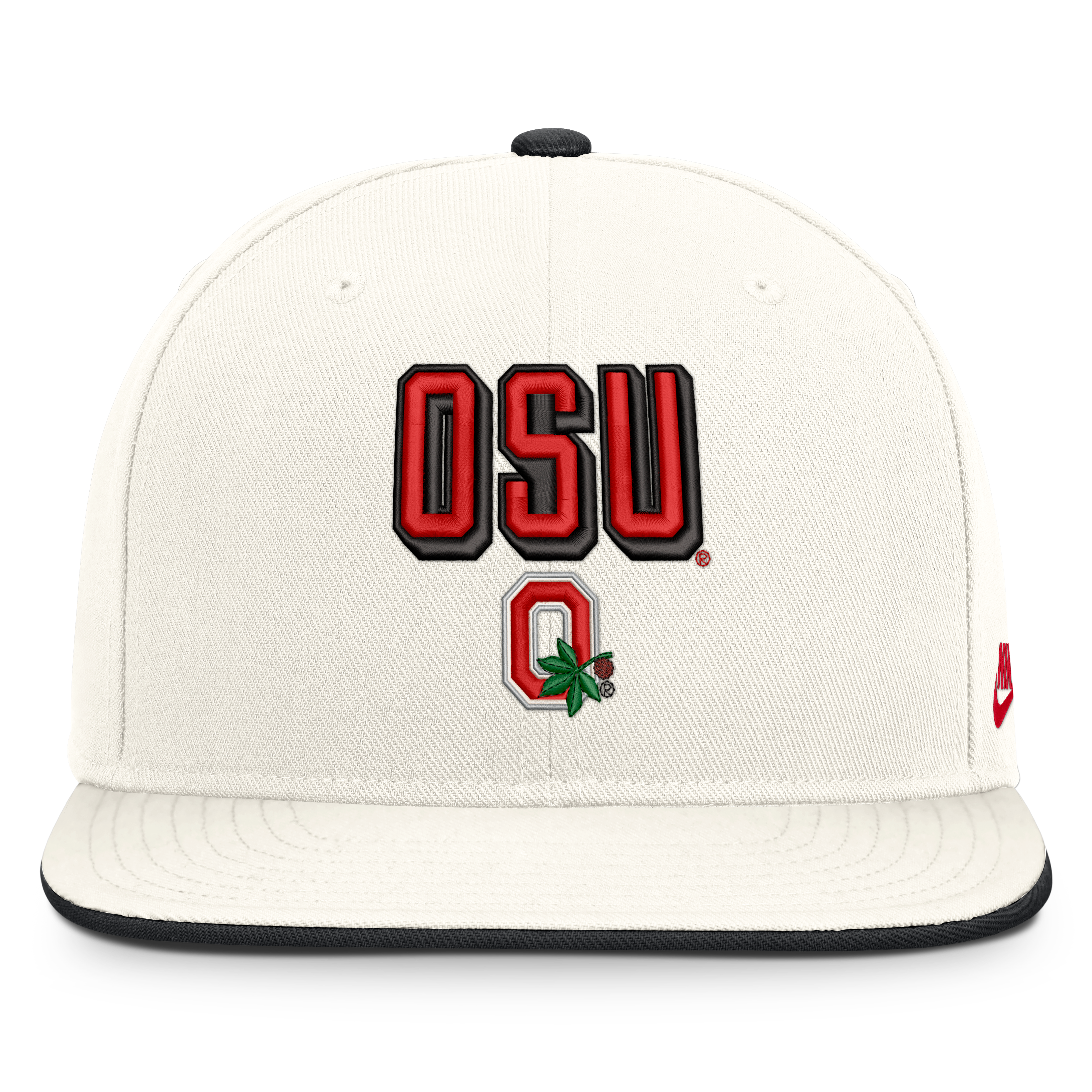 Casquette snapback Nike Pro blanche pour homme, Ohio State Buckeyes Legacy Letter & Mascot