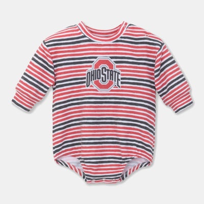 Ohio State Buckeyes ZooZatz Newborn & Infant Cozy Fleece Bodysuit - Scarlet