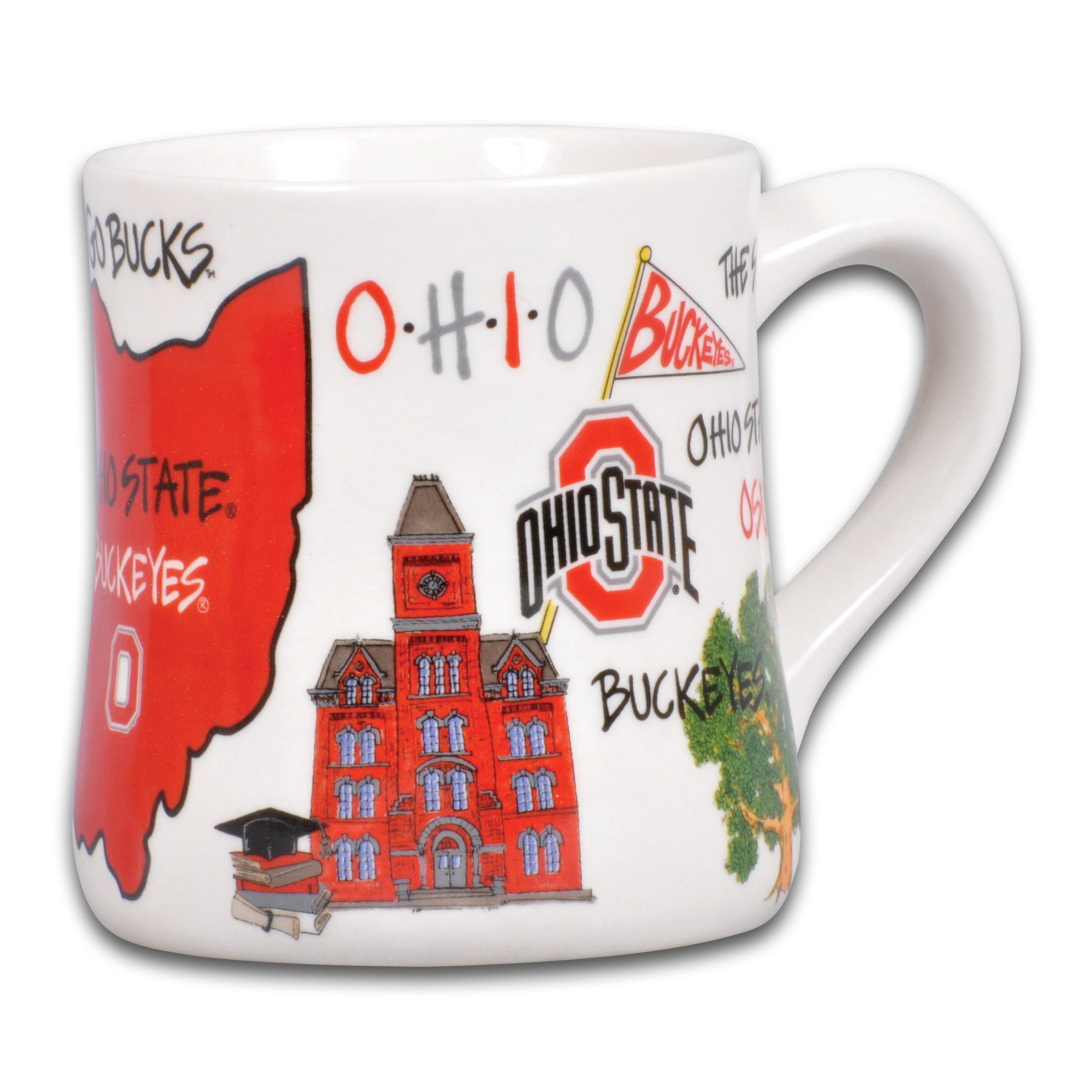 MAG OSU NONE 16 OZ NEW HOMETOWN MUG CUPMUGCER