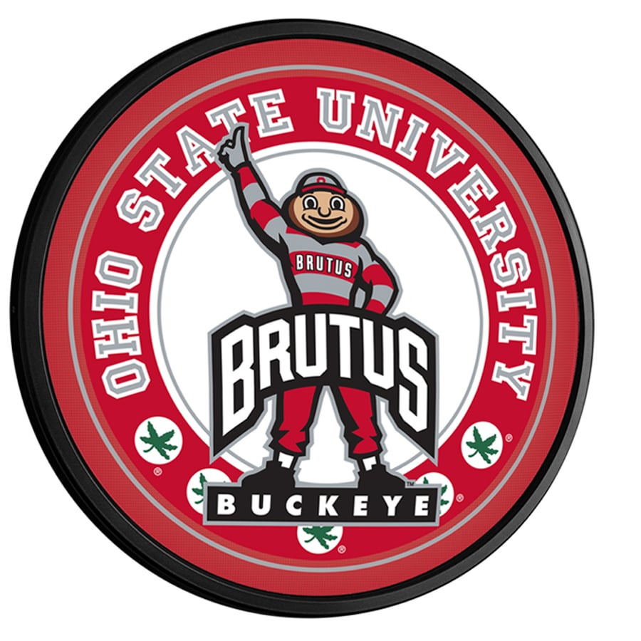 Buckeyes Sign Ohio State Buckeyes 18'' x 18'' Mascot Slimline Illuminated Wall Sign