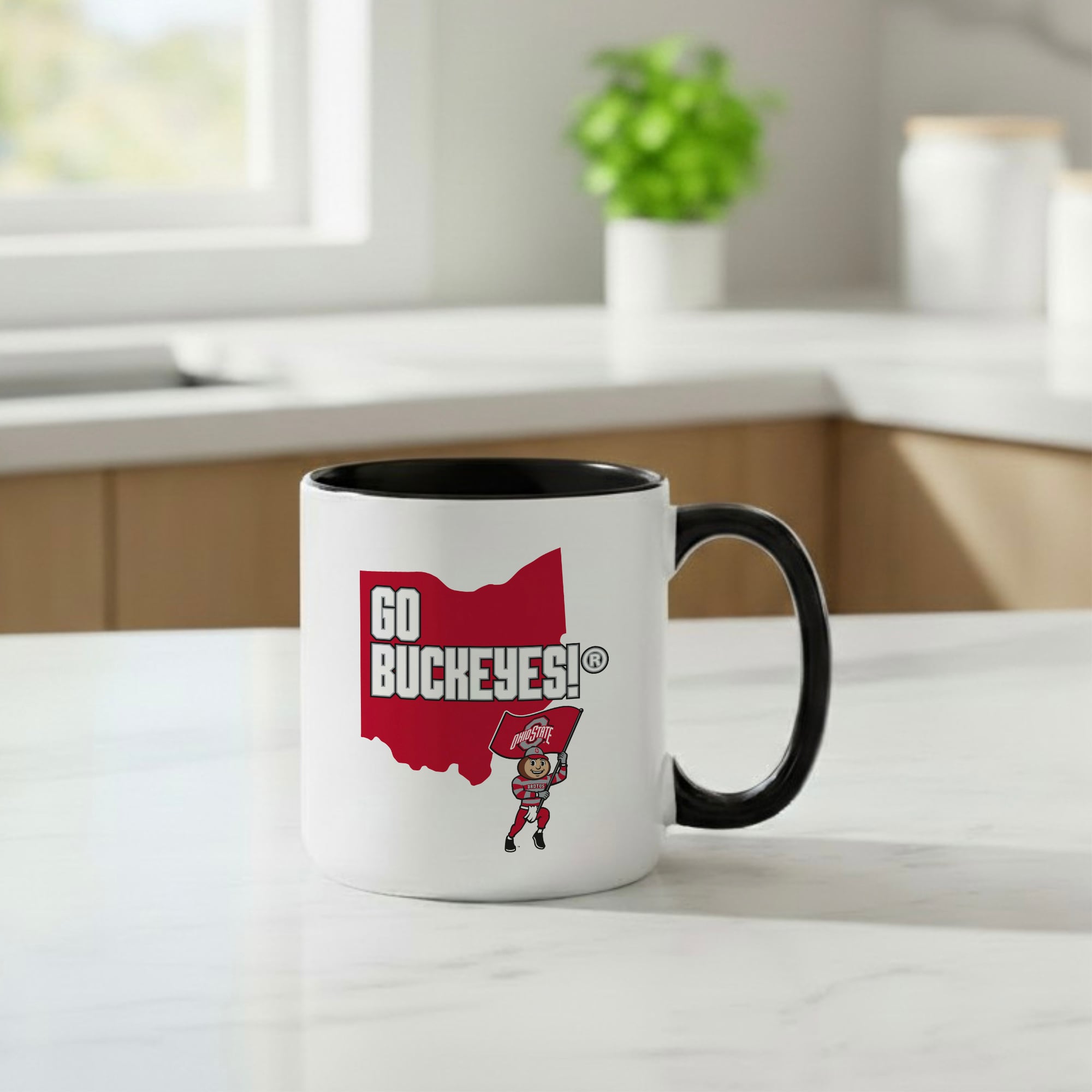 Lot de 2 tasses Ohio State Buckeyes de 59 cl « Mon État »