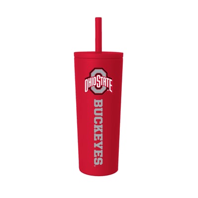 Ohio State Buckeyes 24oz. No Spill Straw Tumbler