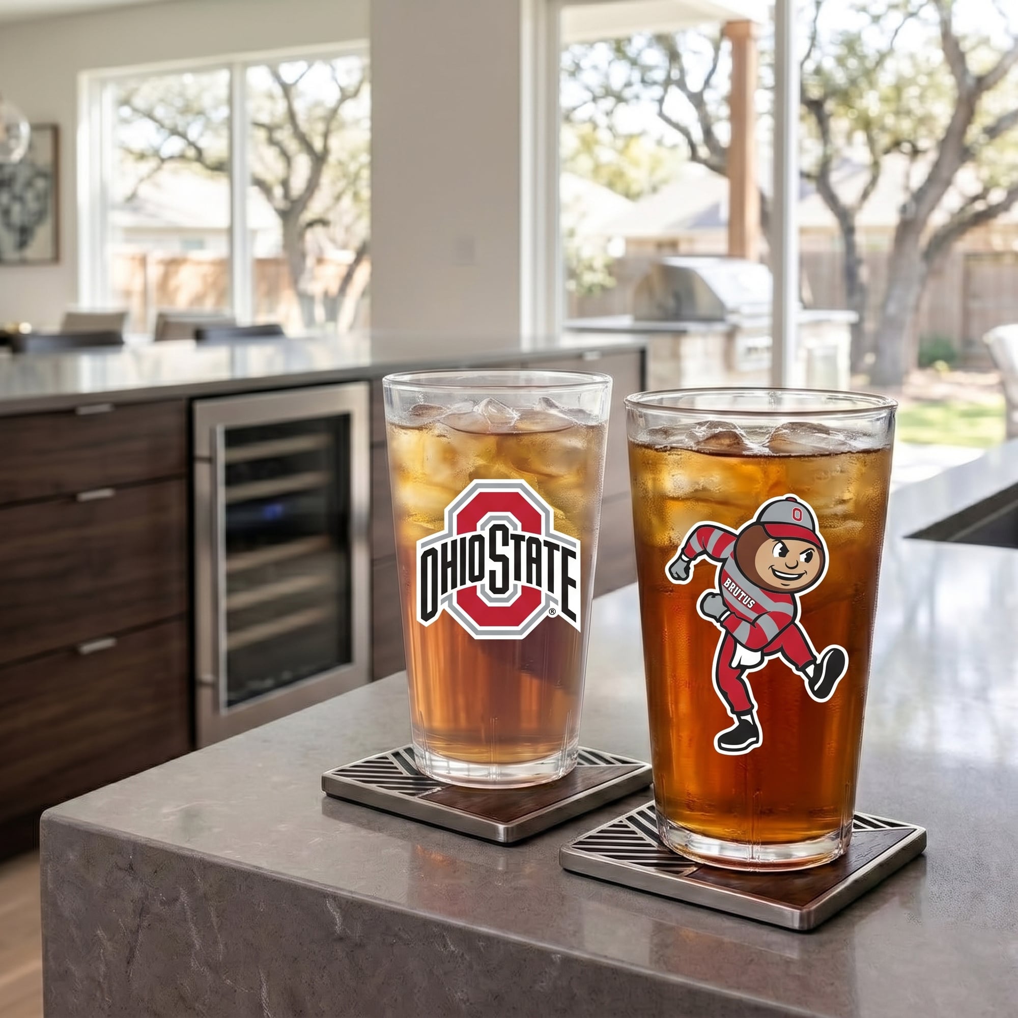 Ohio State Buckeyes 24oz. Two-Pack Tritan Tumbler Set