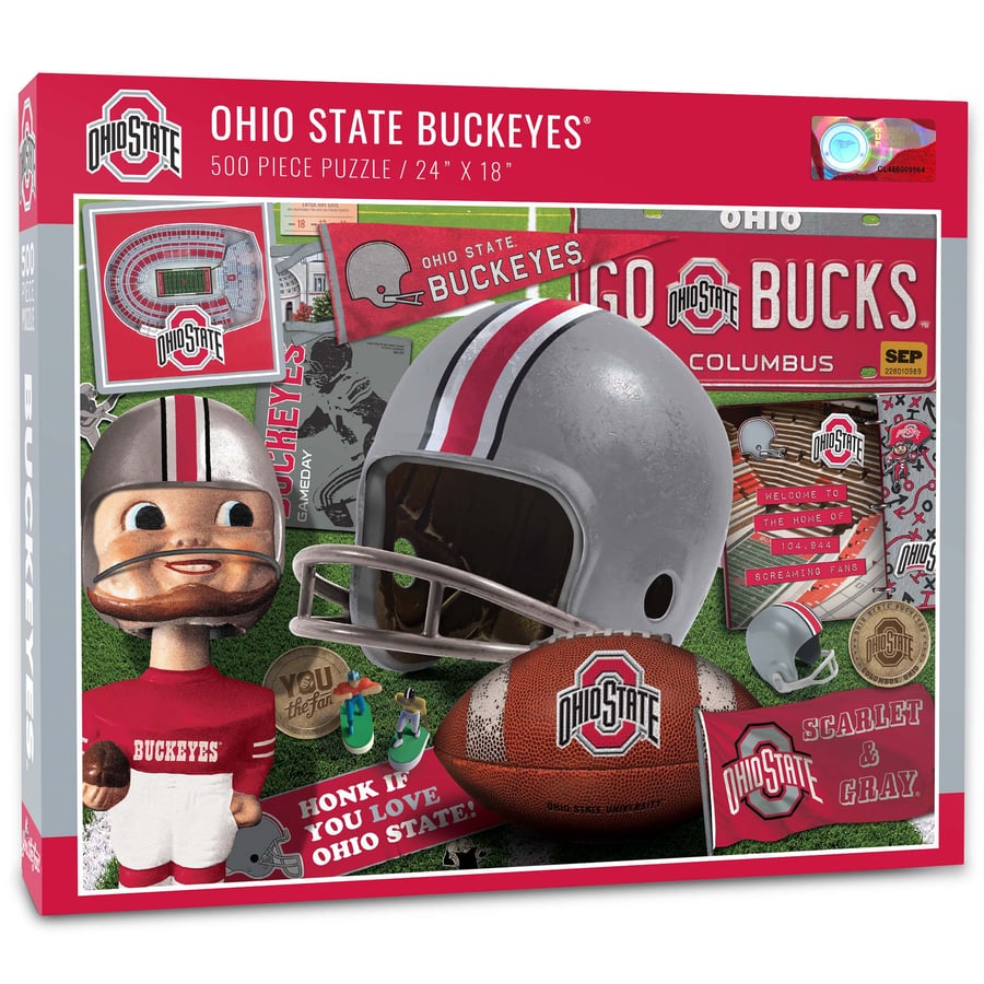 Buckeyes Ohio State Buckeyes 500-Piece Retro Series Puzzle