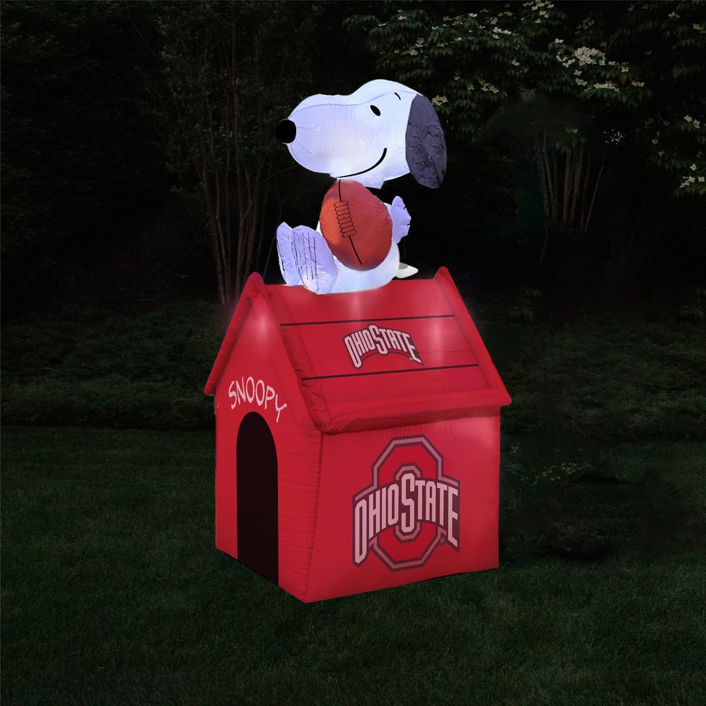Ohio State Buckeyes Inflatable Snoopy Doghouse