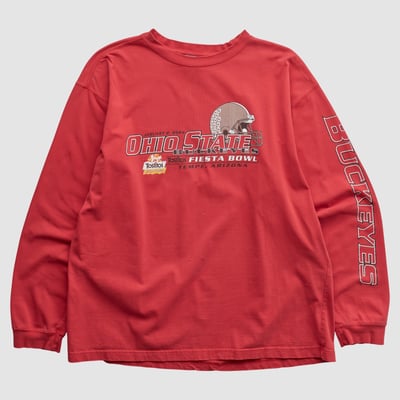 Ohio State Buckeyes Jansport 2004 Long Sleeve T-shirt - Red - XL by Fanatics Real Vintage