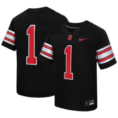  Ohio State Buckeyes Nike Preschool  Replica Football Jersey - Black