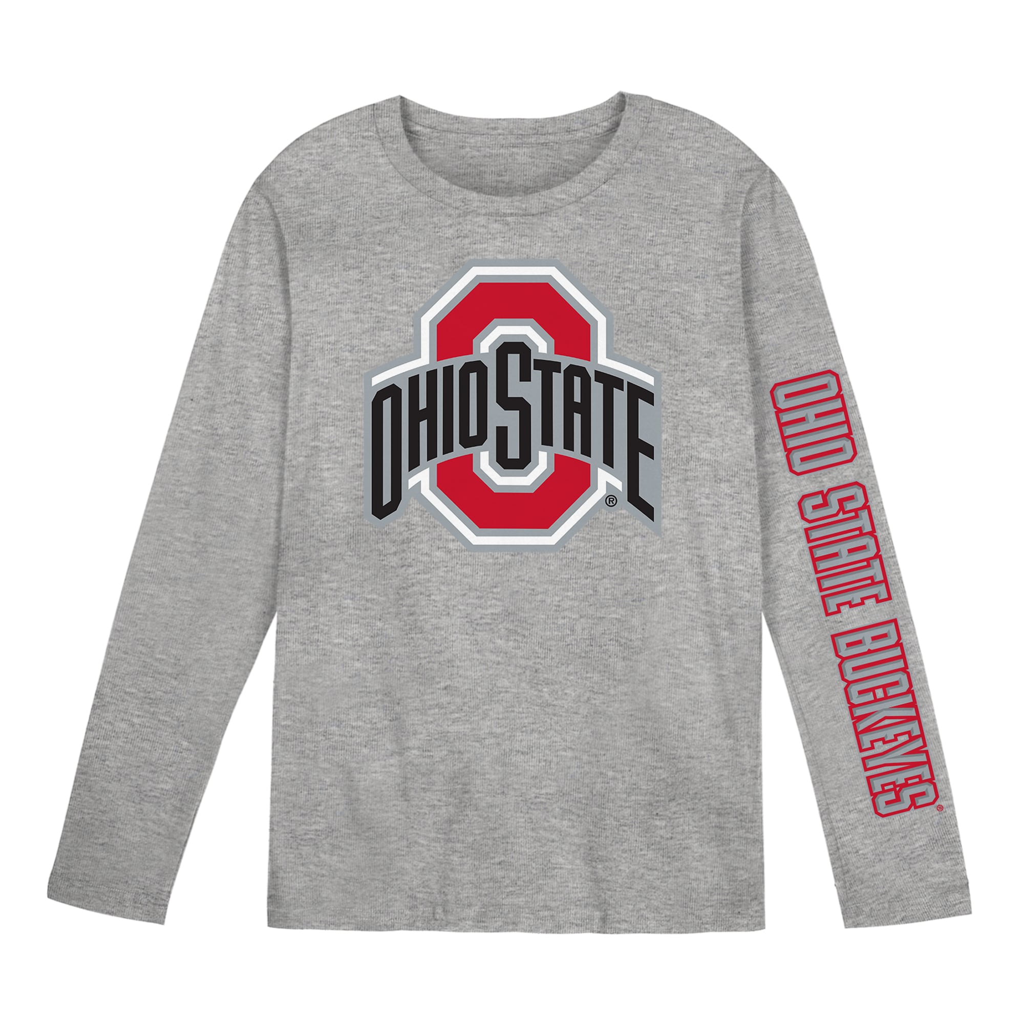 Preschool Outerstuff Gray Ohio State Buckeyes Air Raid Long Sleeve T-Shirt