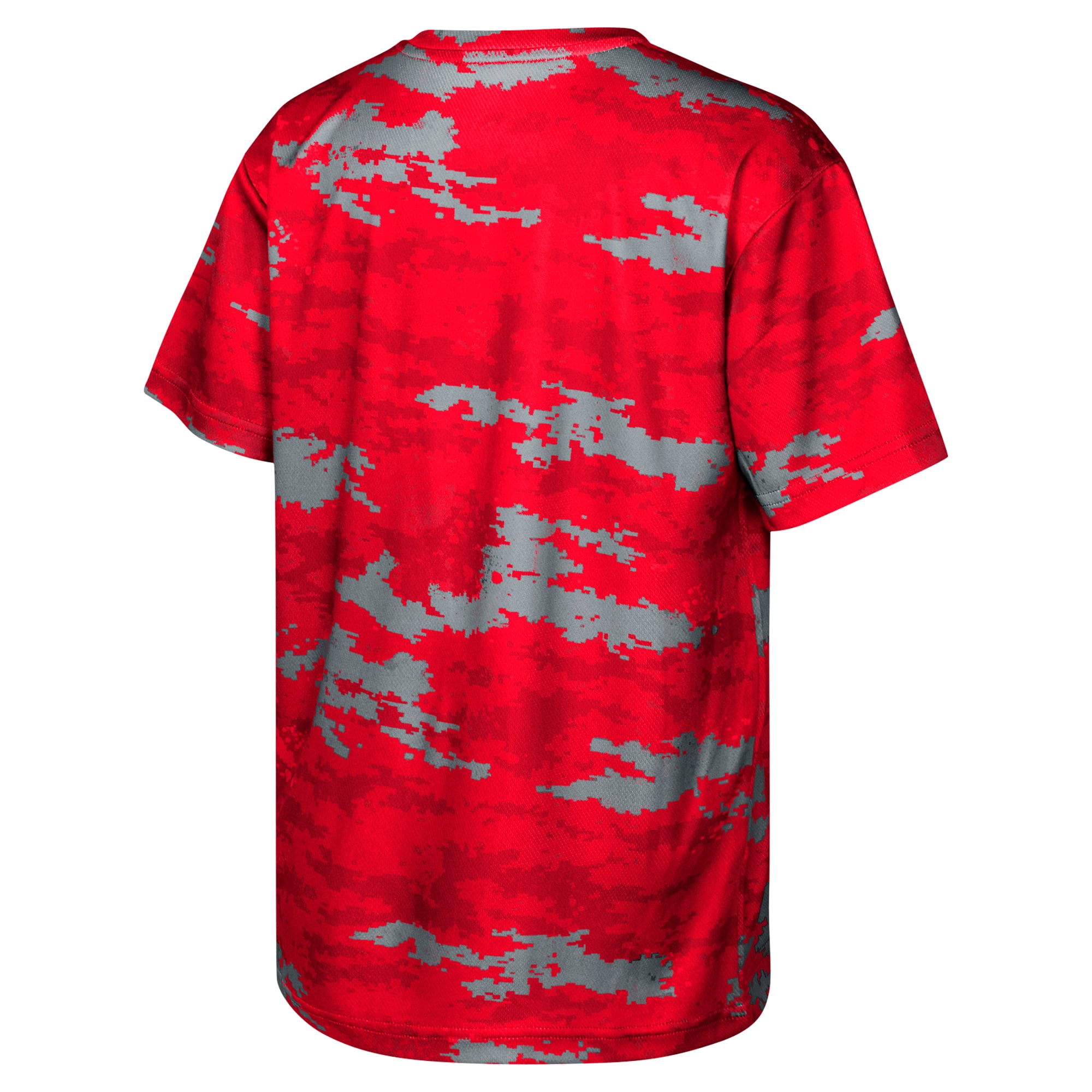 T-shirt d'entraînement des Ohio State Buckeyes Scarlet pour enfants d'âge préscolaire