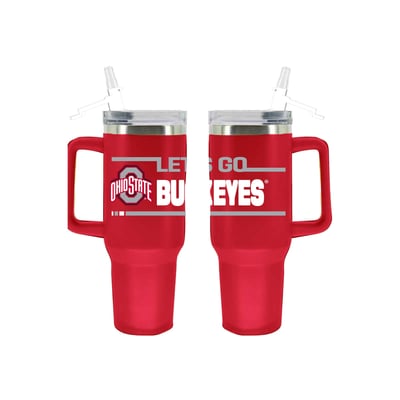 Ohio State Buckeyes The Memory Company 40oz. Stainless Steel Team Color Tumbler with Flip Straw
