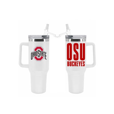 Ohio State Buckeyes The Memory Company 40oz. Stainless Steel Tumbler with Flip Straw