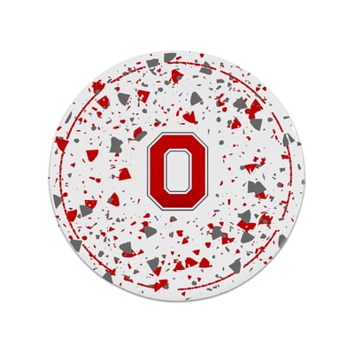 Ohio State Buckeyes The Memory Company Circle Ceramic Coaster Set