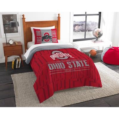 Ohio State Buckeyes The Northwest Company Modern Take Twin Comforter Set