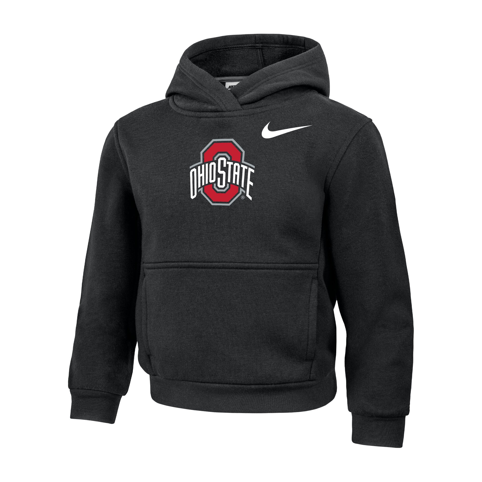 Sweat à capuche Nike noir pour tout-petit Ohio State Buckeyes Core