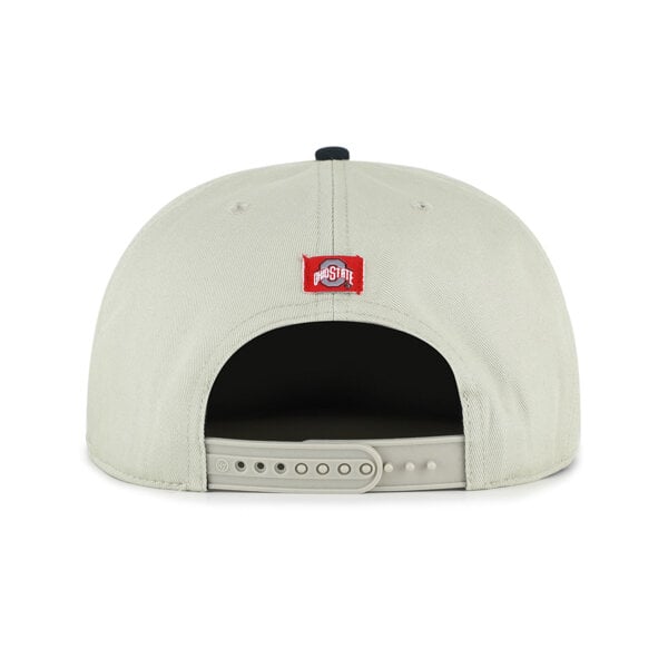Unisex '47 Gray/Black Ohio State Buckeyes Ovalcrest Captain Snapback Hat