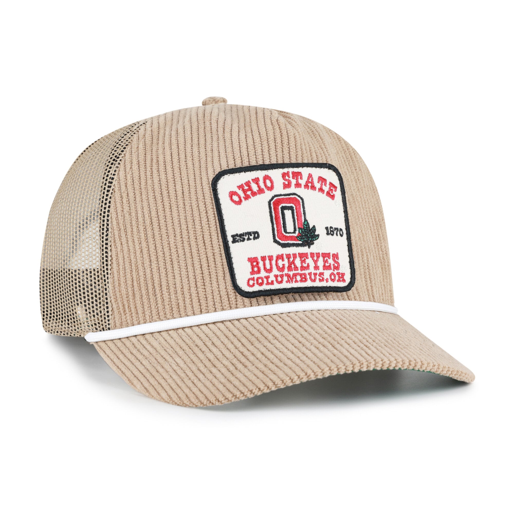Casquette unisexe '47 kaki Ohio State Buckeyes Cordlandia Hitch ajustable
