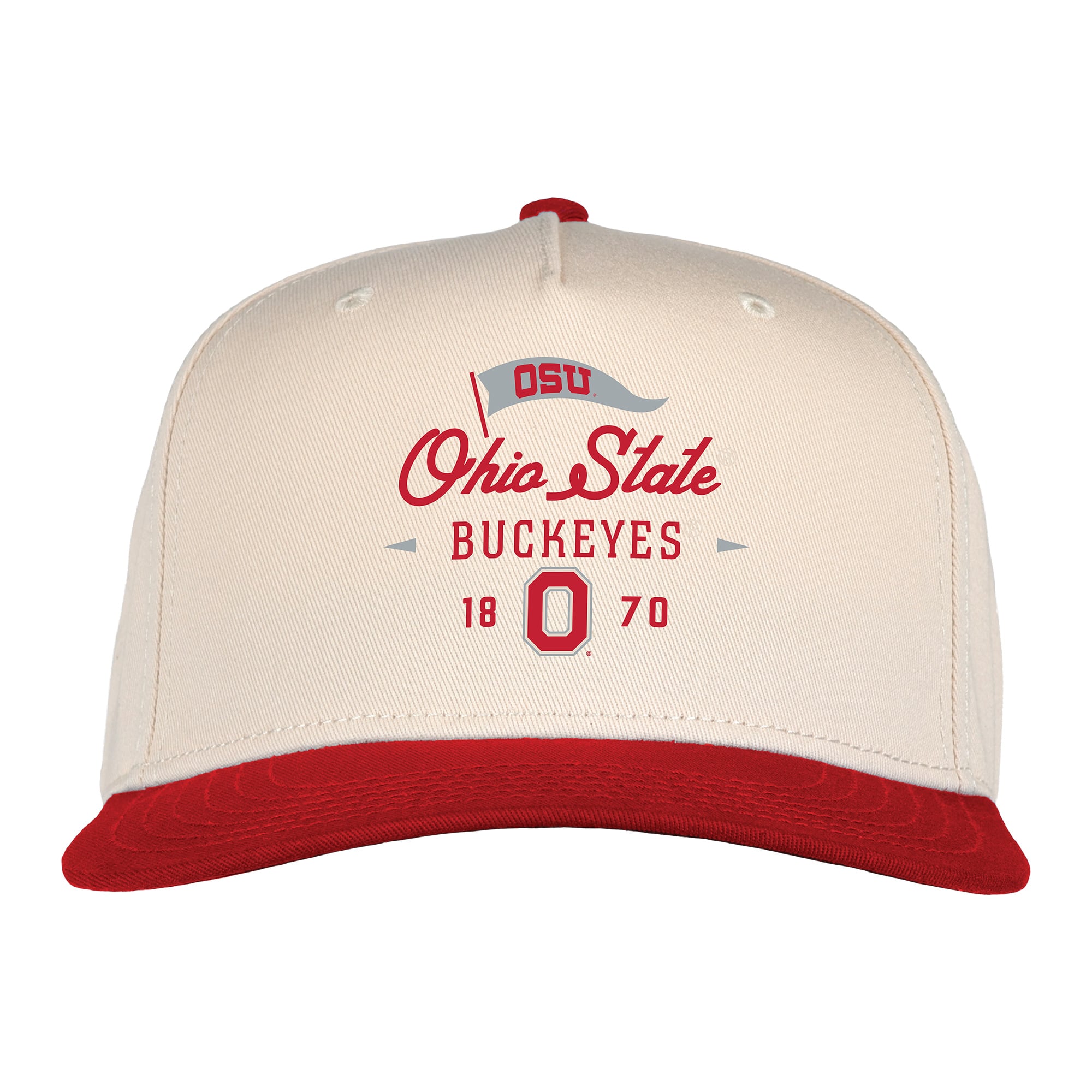 Unisex Ahead  Cream Ohio State Buckeyes The 1995 Adjustable Hat
