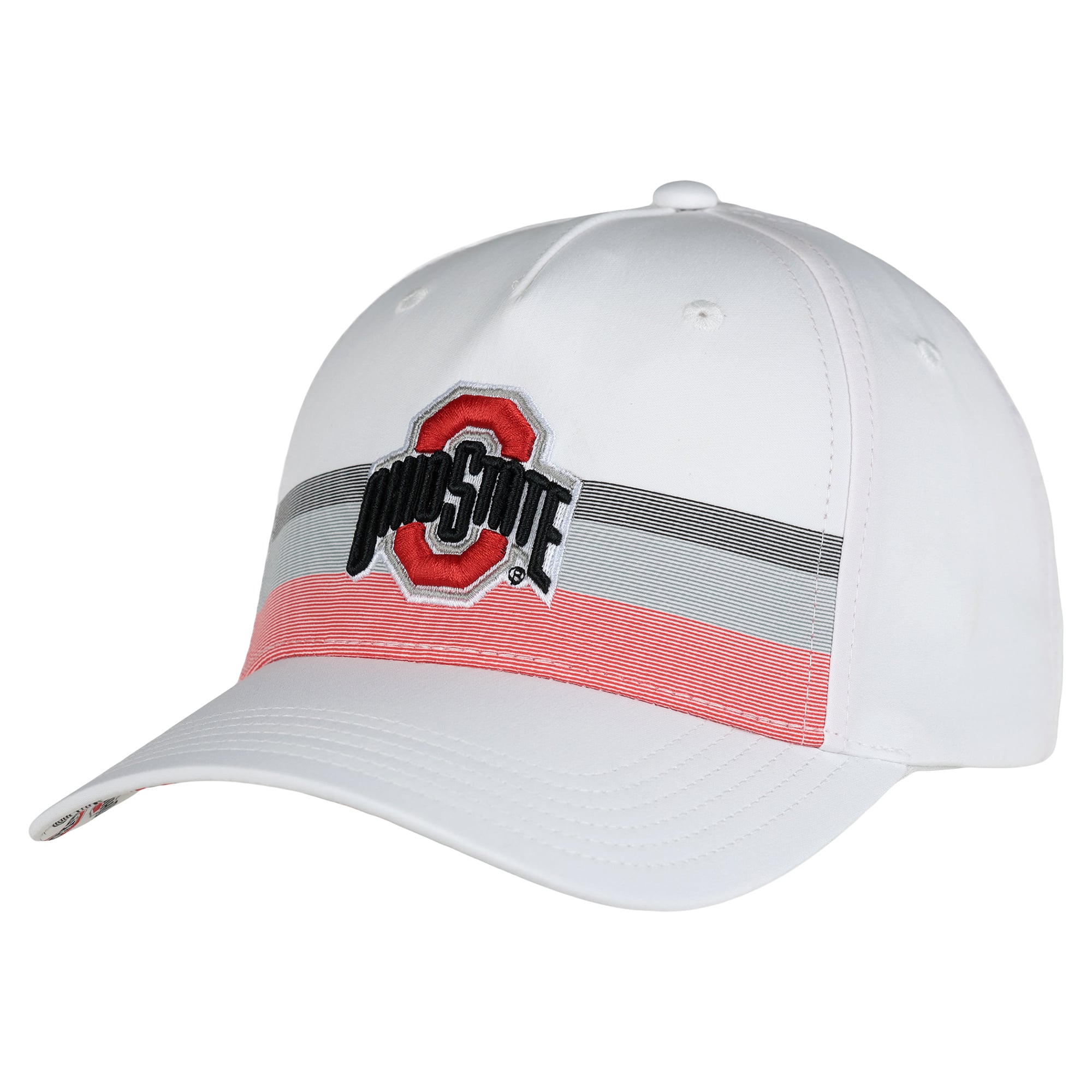 Unisex Ahead White Ohio State Buckeyes The Sideline Adjustable Hat