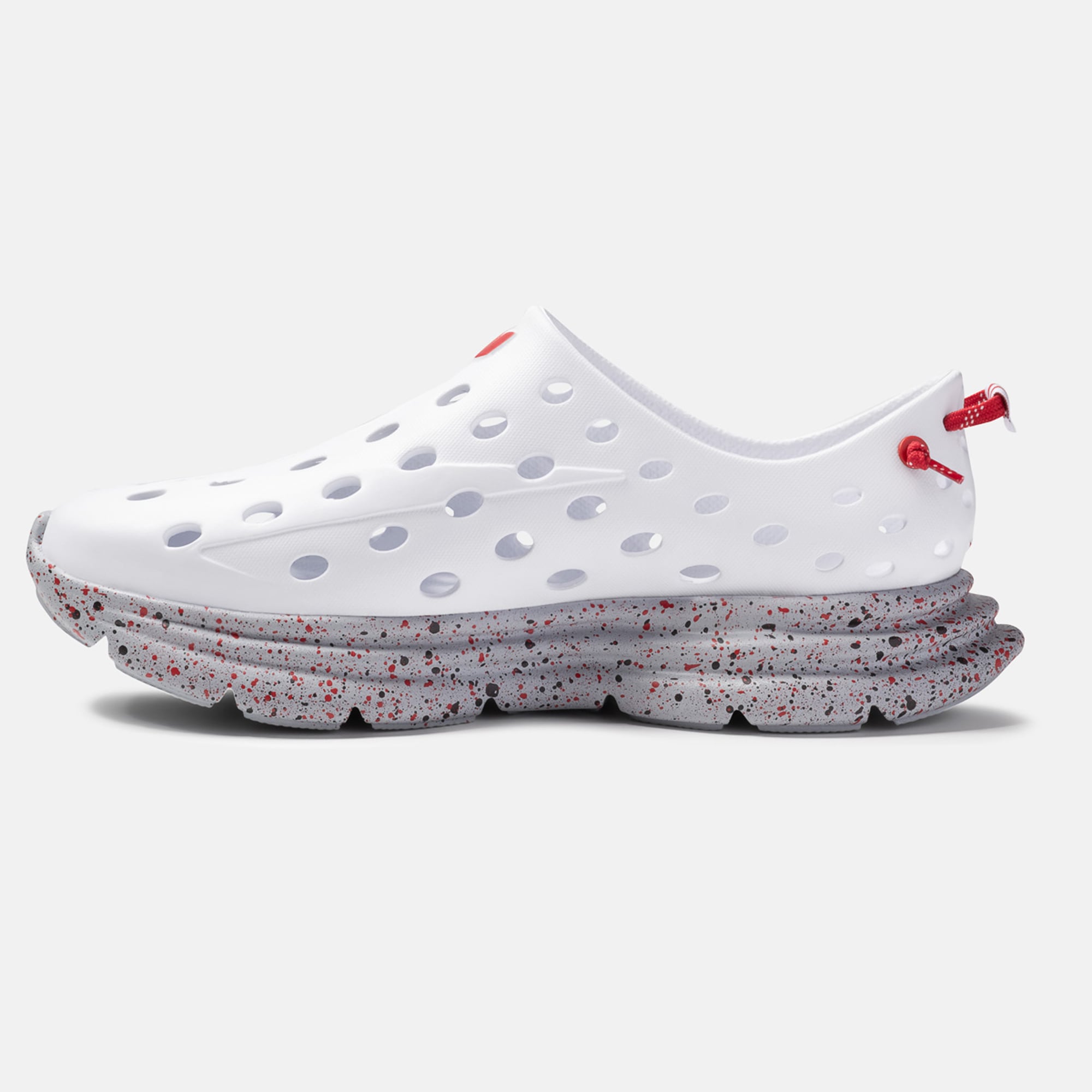 Chaussures unisexes Kane Footwear blanches mouchetées Ohio State Buckeyes