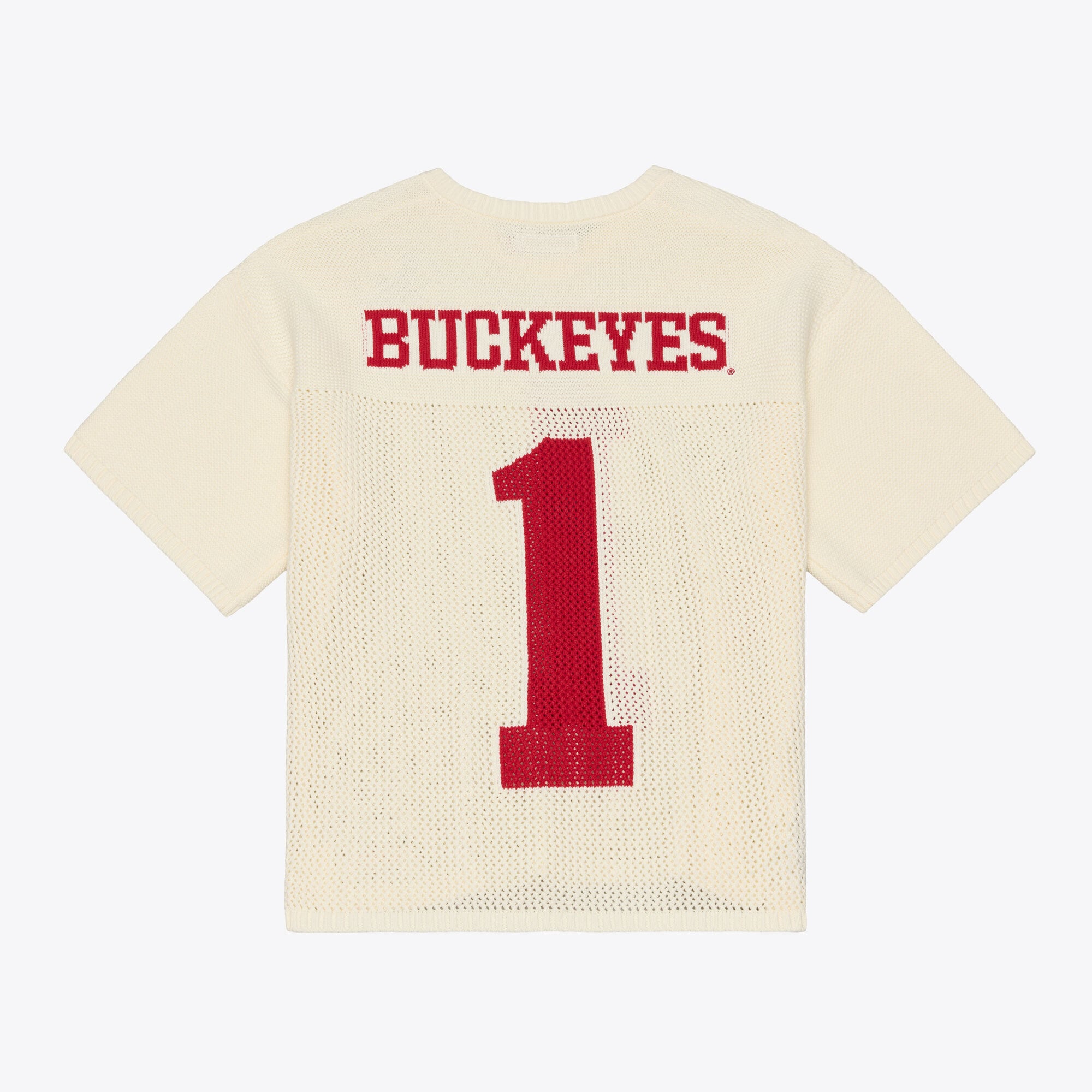 Pull unisexe Mitchell & Ness crème Ohio State Buckeyes Retro Roots