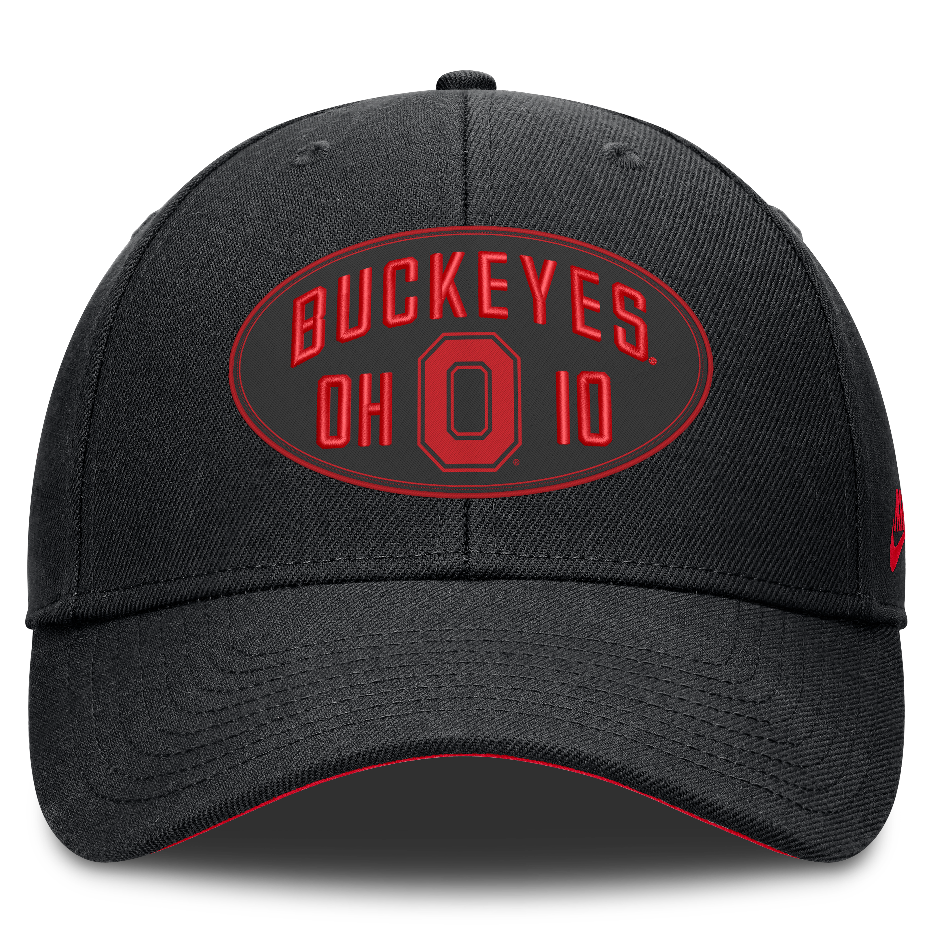 Casquette unisexe Nike noire Ohio State Buckeyes Legacy Letter & Location Rise ajustable
