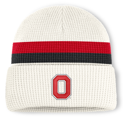  Ohio State Buckeyes Nike Unisex Legacy Letter Cuffed Knit Hat - White