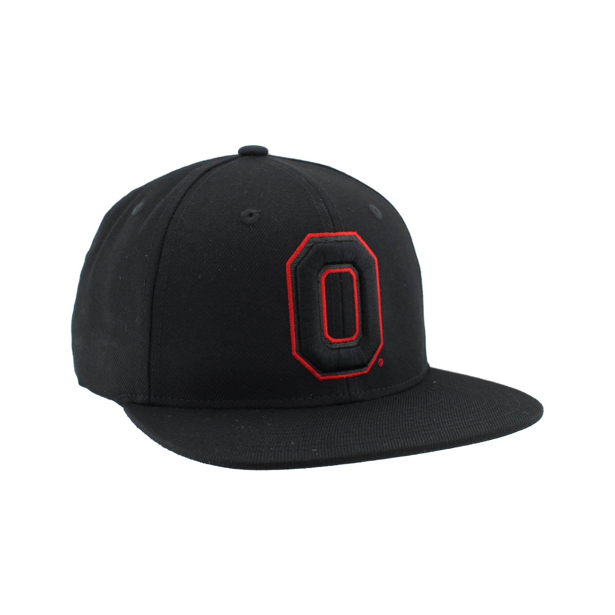 Casquette unisexe Zephyr Black Ohio State Buckeyes Slice 3D Z11 Snapback