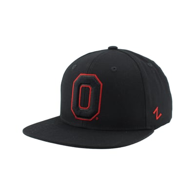  Ohio State Buckeyes Zephyr Unisex Slice 3D Z11 Snapback Hat - Black
