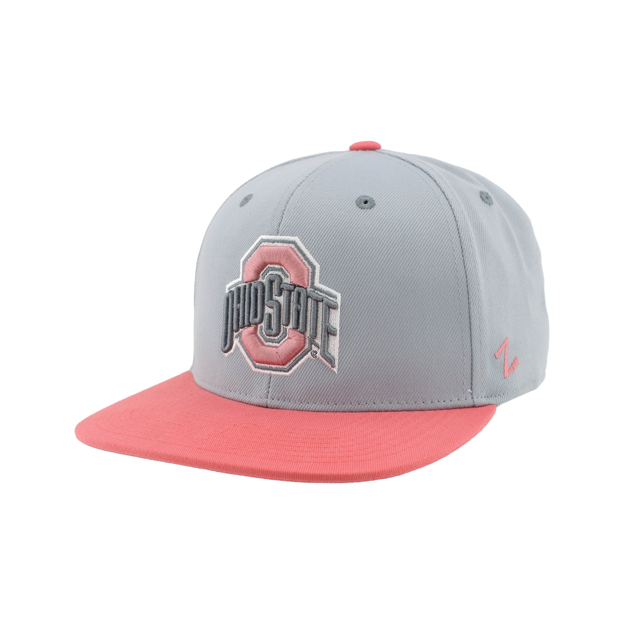 Casquette unisexe Zephyr Gray Ohio State Buckeyes Pastel