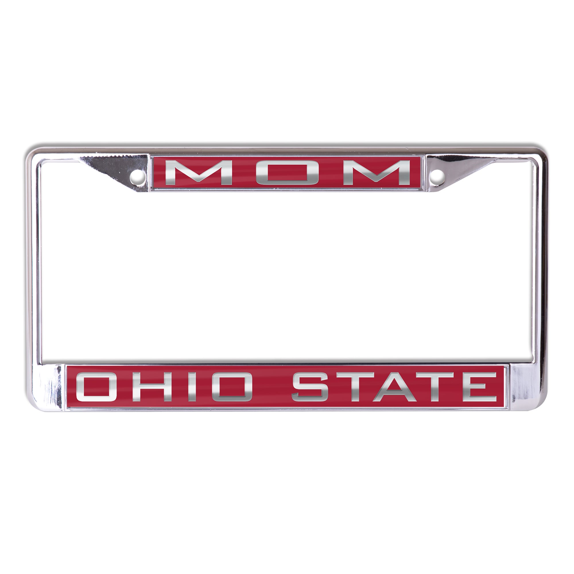 Cadre de plaque d'immatriculation WinCraft Ohio State Buckeyes S/L Mom