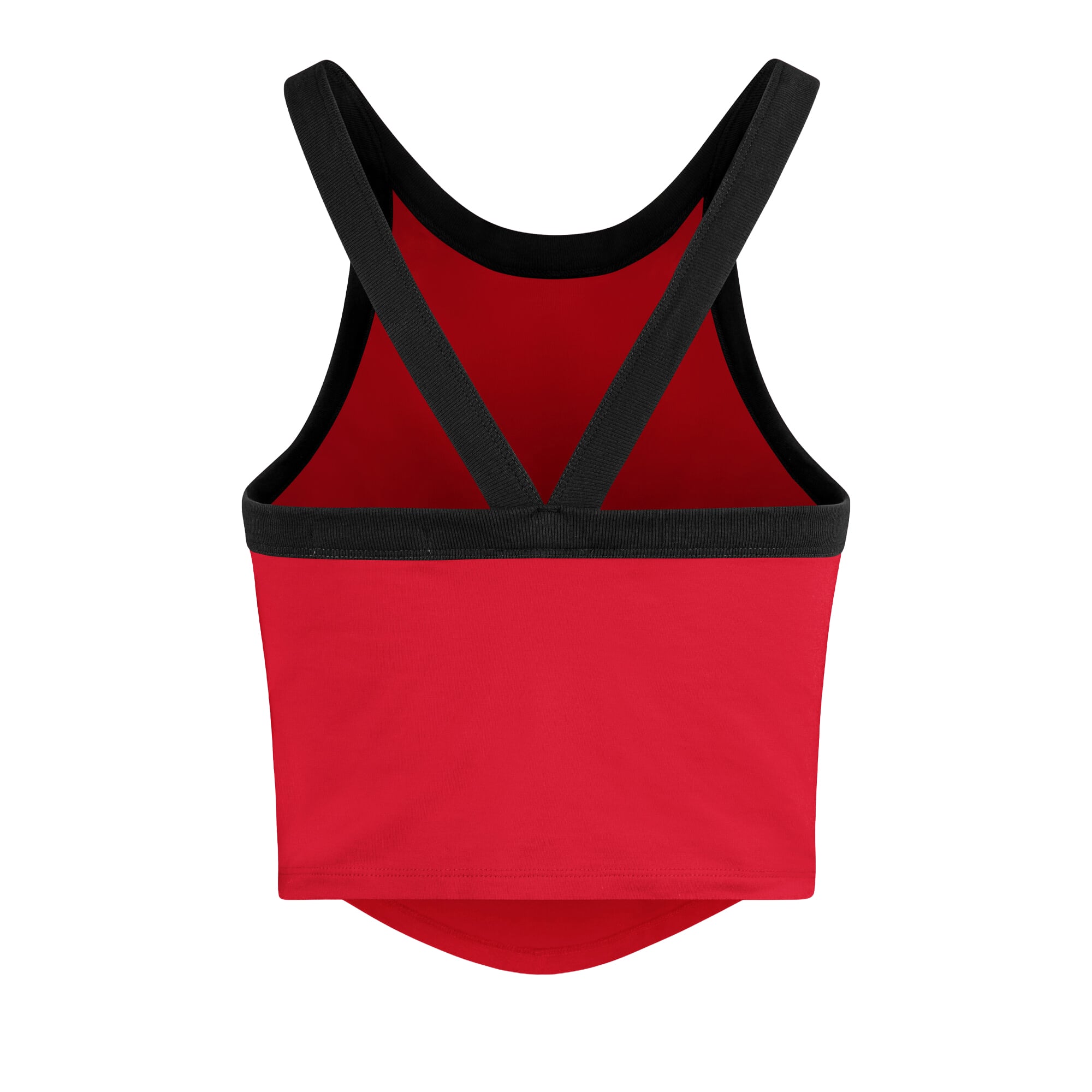 Women's '47 Scarlet Ohio State Buckeyes Shimmer Shadow Sporty Tank Top