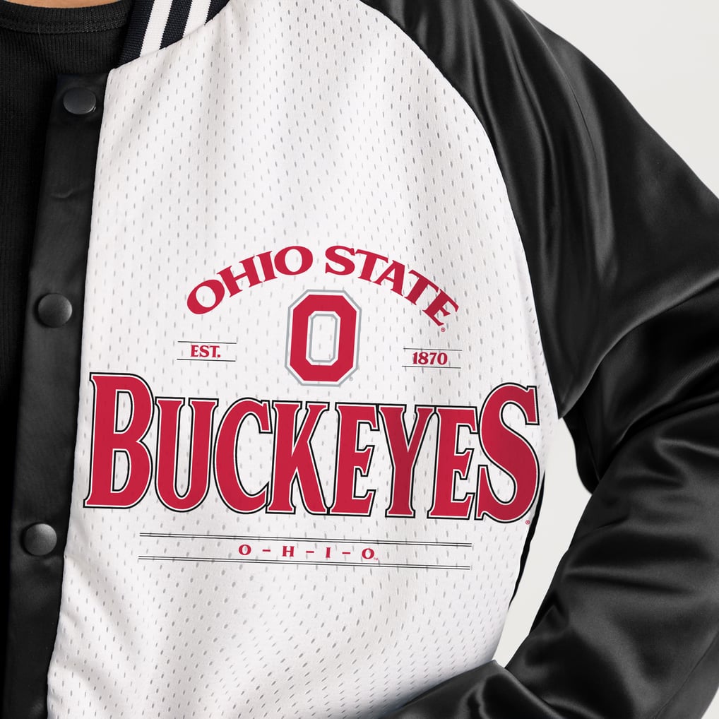 Women's Gameday Couture Black Ohio State Buckeyes Oversized Inner Drive ...