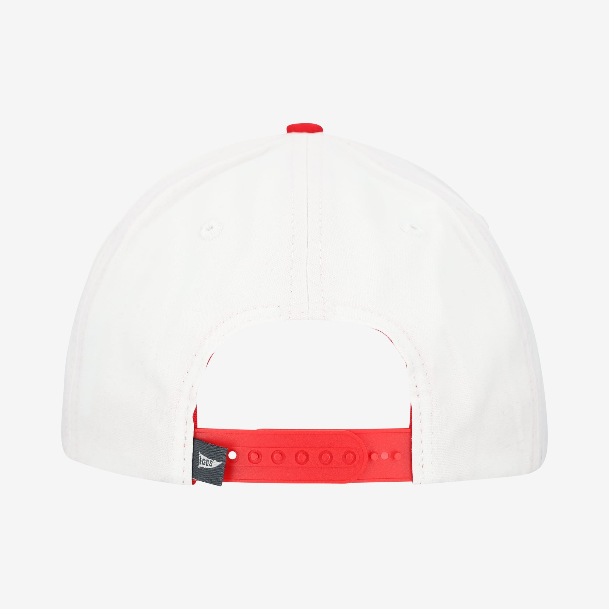 Casquette ajustable à 5 panneaux en corde blanche Ohio State Buckeyes Albon Check pour femmes