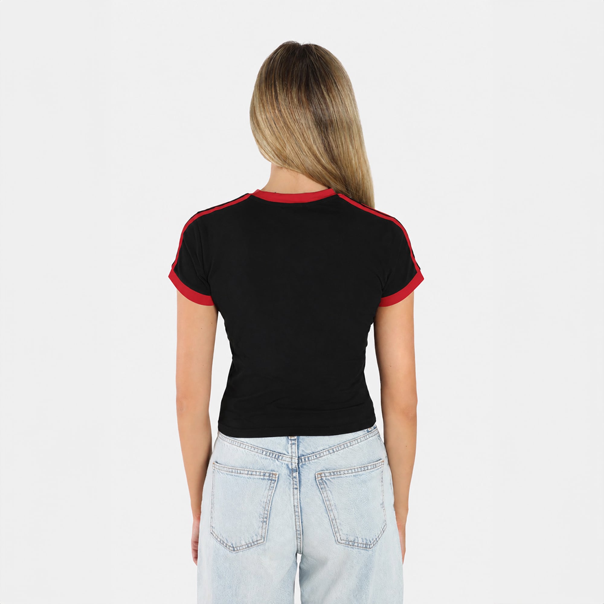 T-shirt bébé court pour gardien de but des Ohio State Buckeyes noirs Women's Hype and Vice