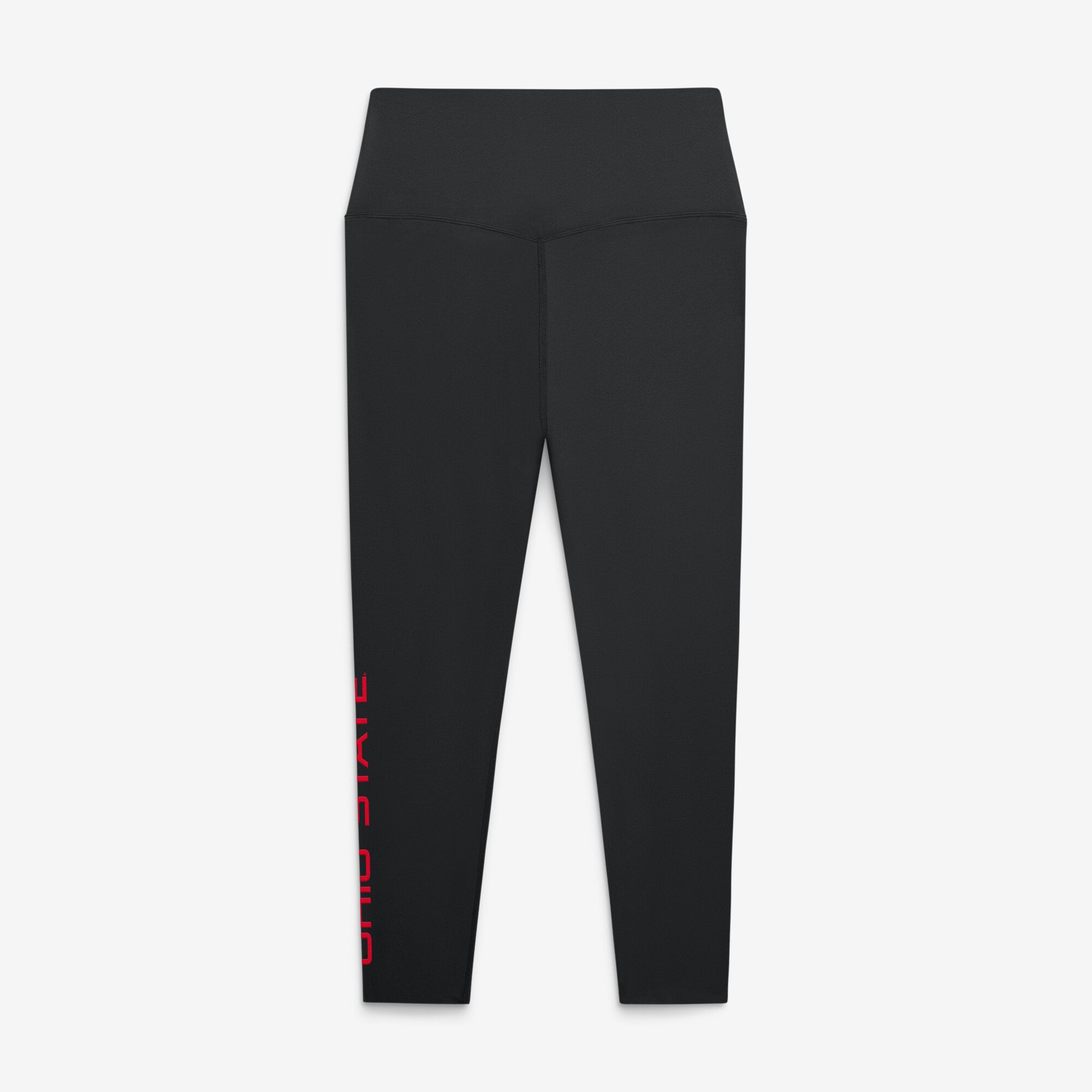 Women's Nike Black Ohio State Buckeyes Zenvy High Rise Dri-FIT 7/8 Leggings