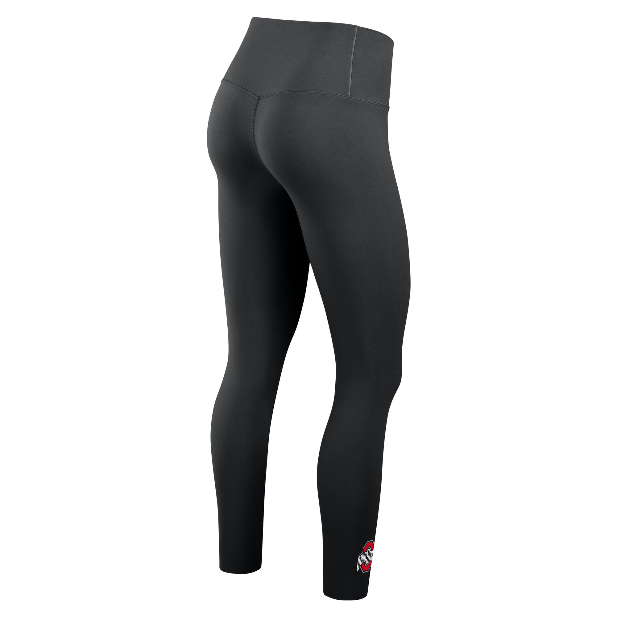 Women's Nike Black Ohio State Buckeyes Zenvy High Rise Dri-FIT 7/8 Leggings