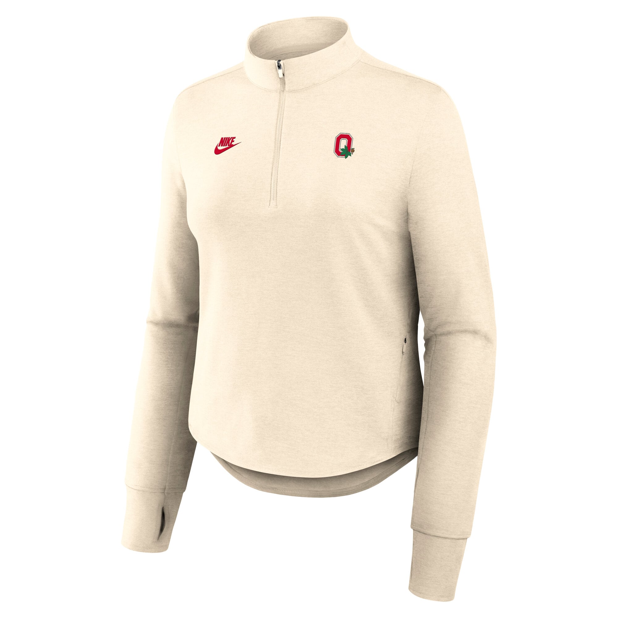 Pull-over Nike pour femme, coloris naturel Ohio State Buckeyes Legacy Swift Dri-FIT à demi-zip