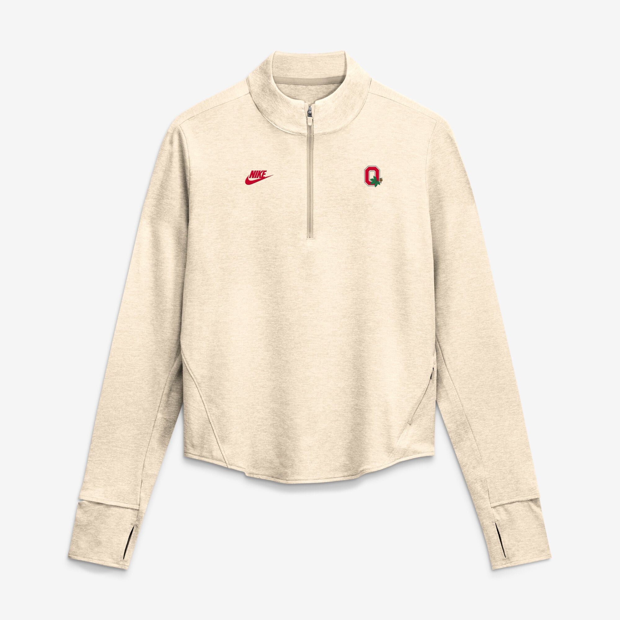 Pull-over Nike pour femme, coloris naturel Ohio State Buckeyes Legacy Swift Dri-FIT à demi-zip