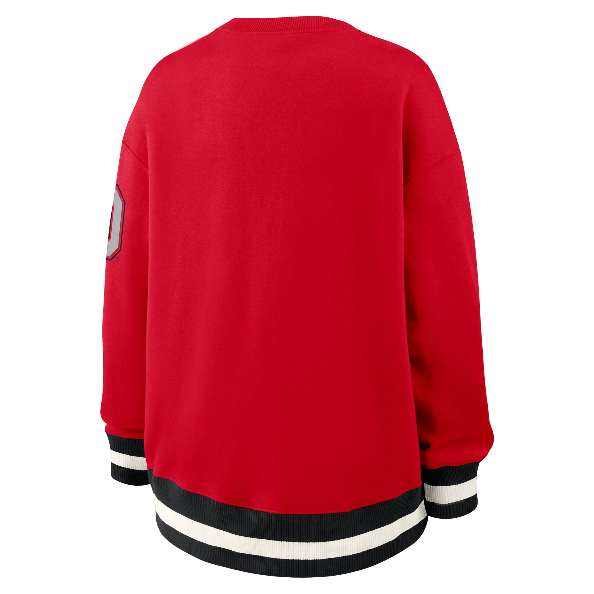 Sweat-shirt surdimensionné Nike Scarlet Ohio State Buckeyes Legacy Arch Phoenix pour femme