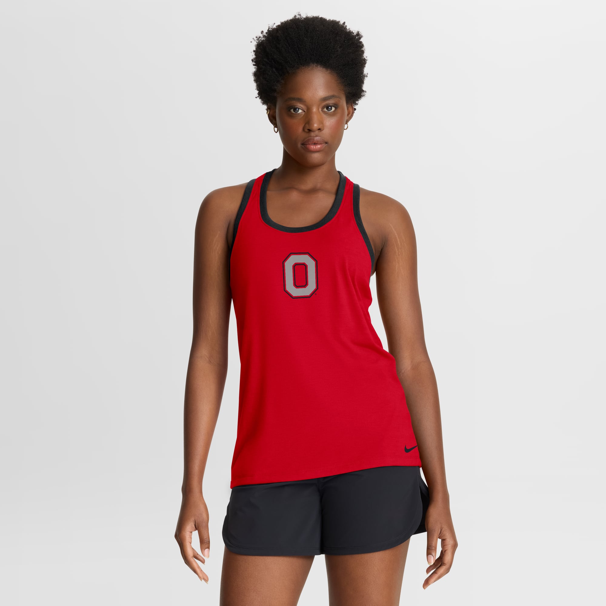 Women's Nike  Scarlet Ohio State Buckeyes Racerback Tank Top