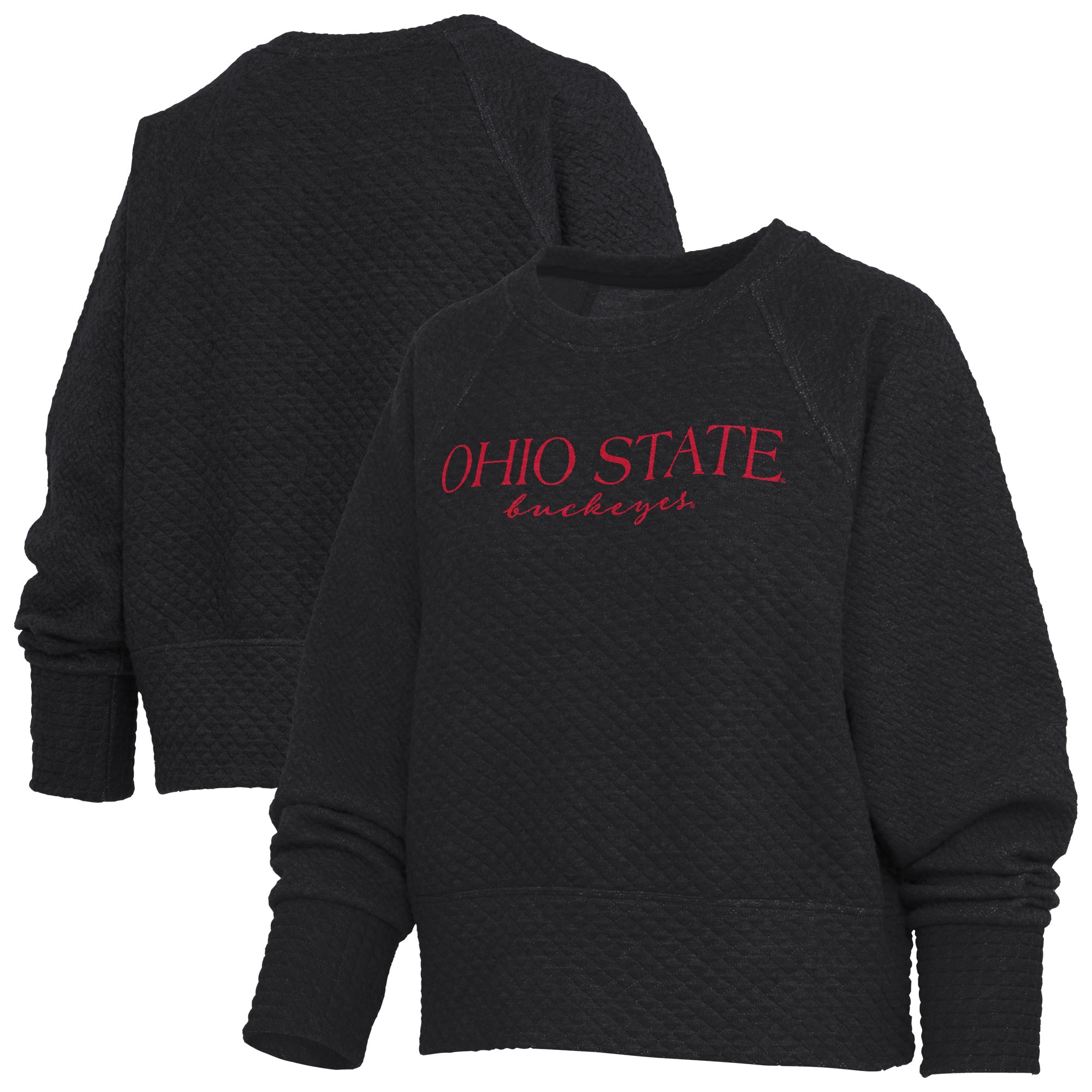Sweat-shirt matelassé Champagne Nova noir Pressbox pour femmes