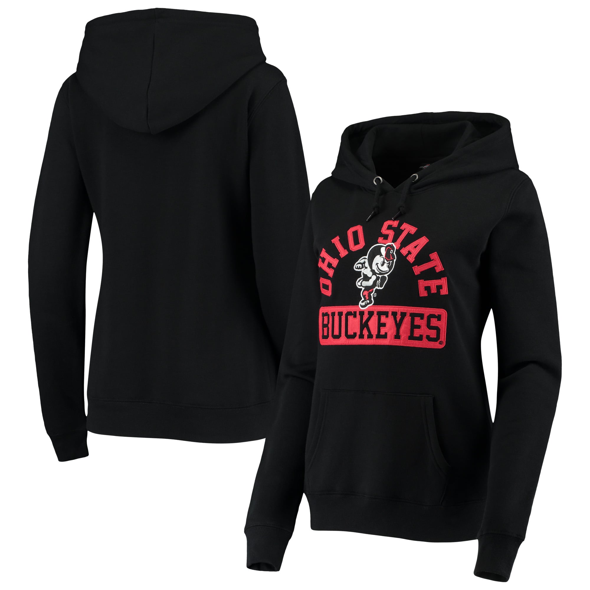 Women's Scarlet & Grey Black Ohio State Buckeyes Essential Running ...