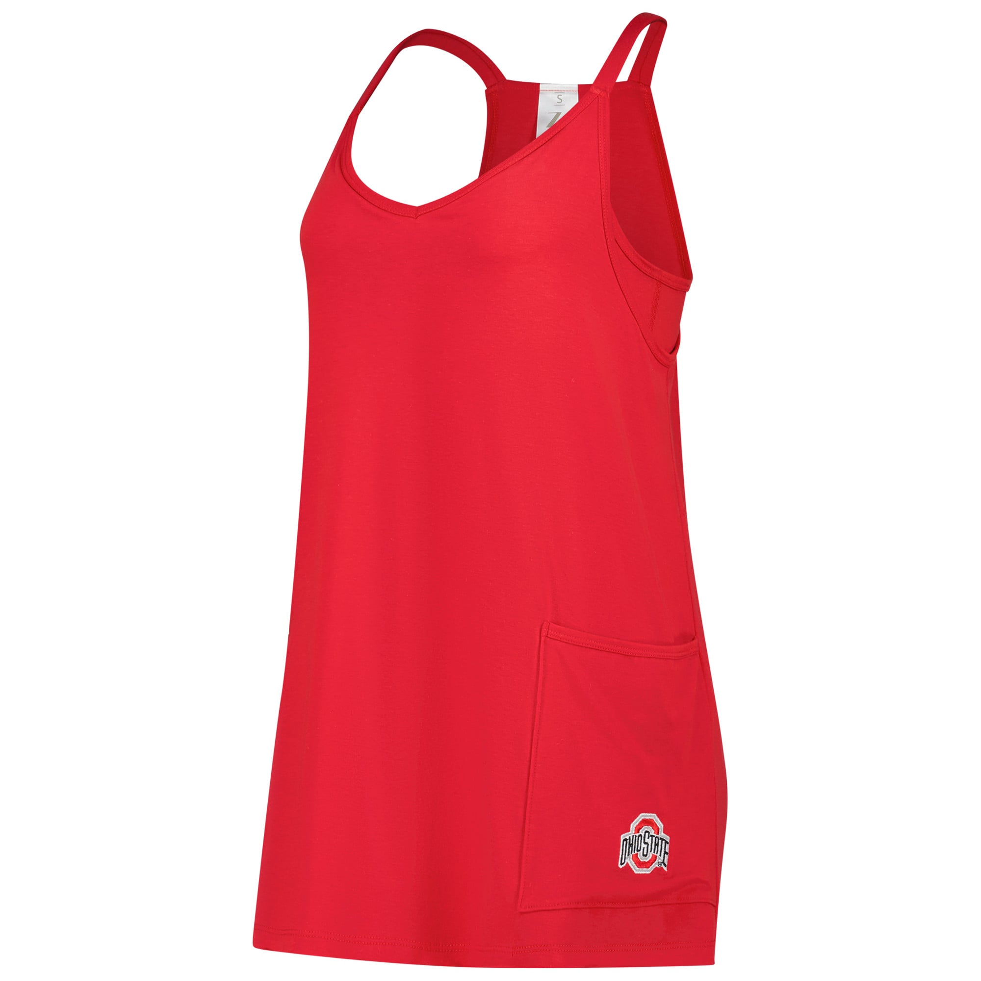 Women's ZooZatz Scarlet Ohio State Buckeyes Active Pocketed Tri-Blend Skort Dress