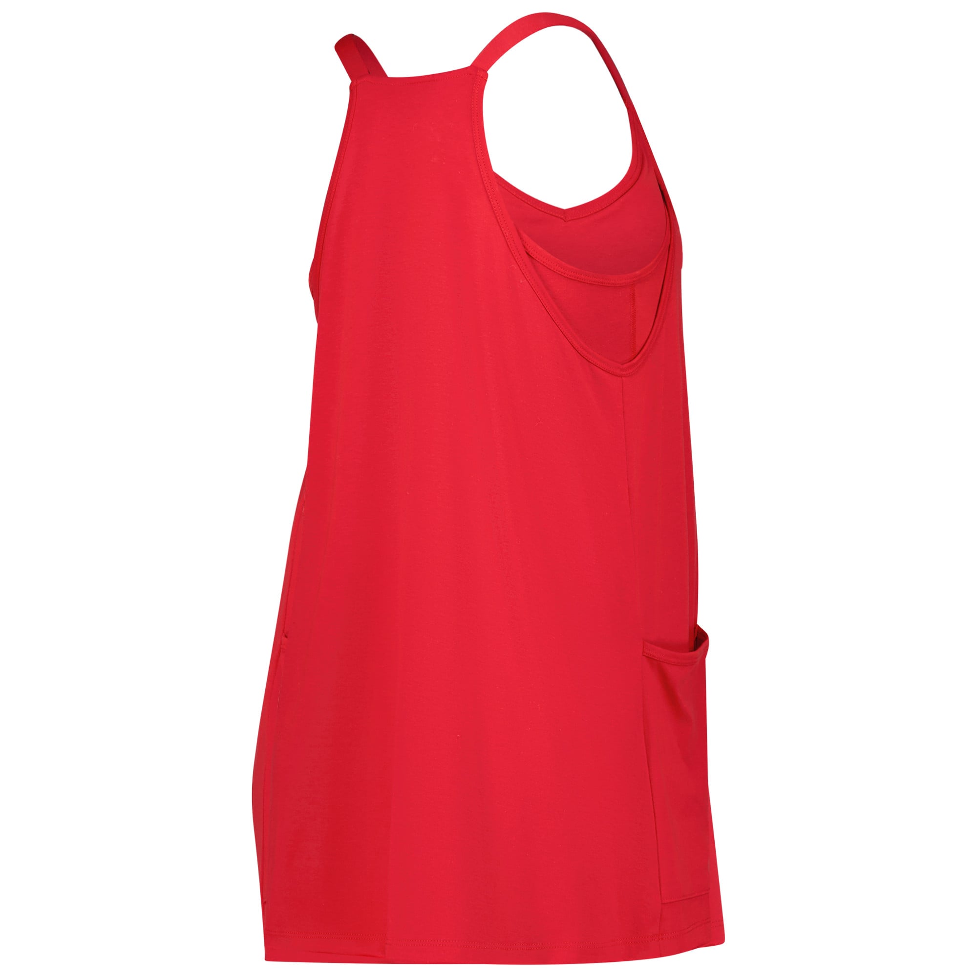 Women's ZooZatz Scarlet Ohio State Buckeyes Active Pocketed Tri-Blend Skort Dress