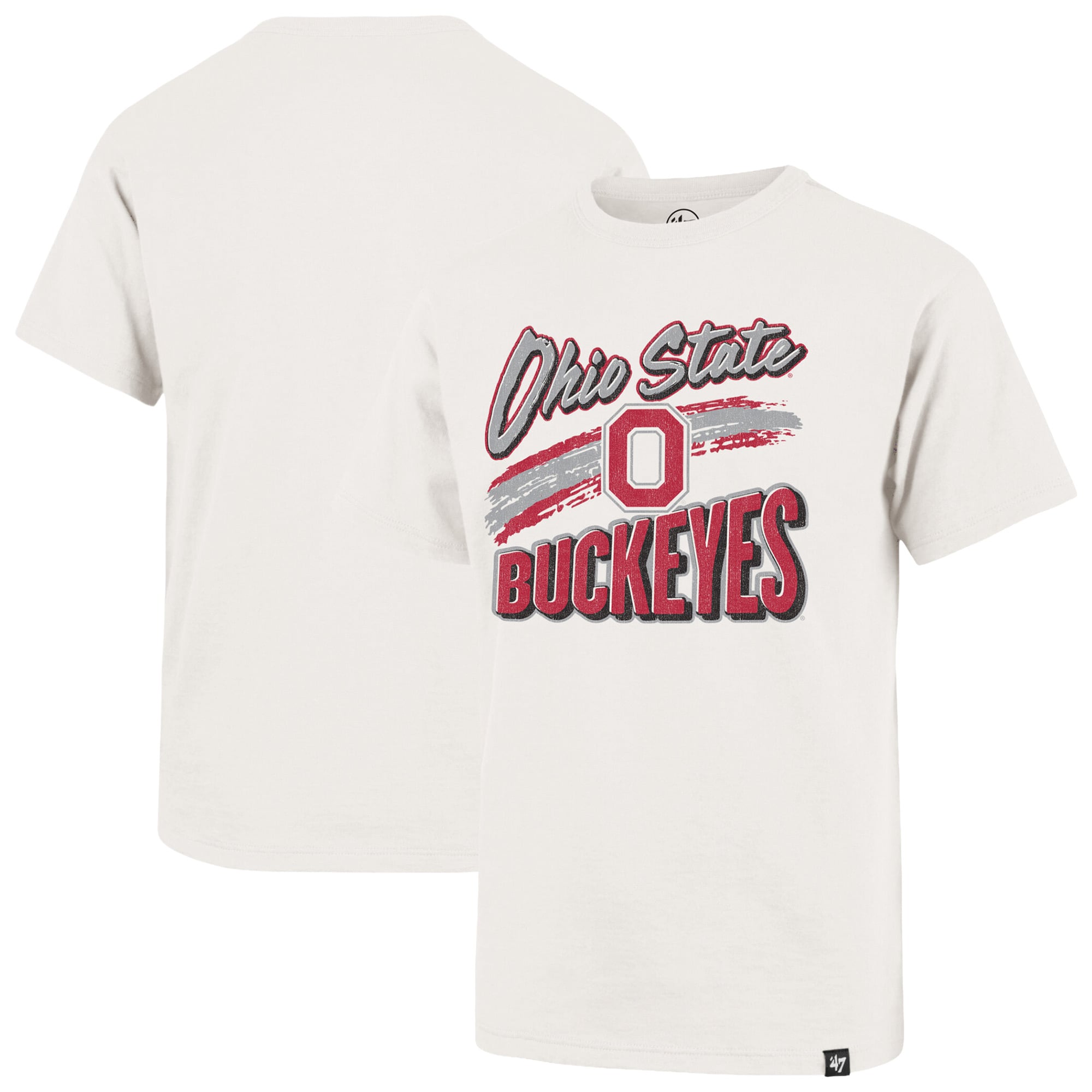 Youth '47 Cream Ohio State Buckeyes Dime Time Franklin T-Shirt